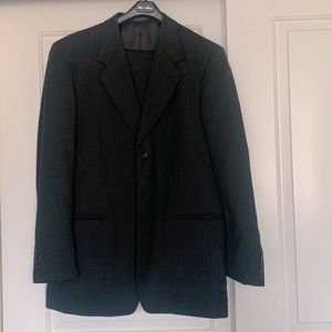 Mens black Wool suit
